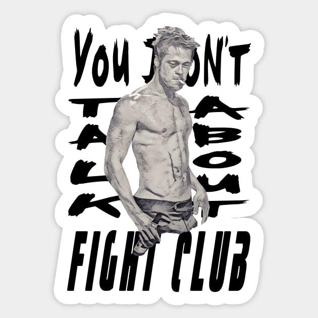 You Don't Talk About It Sticker by FightIsRight